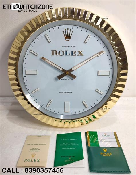 rolex clock for wall.